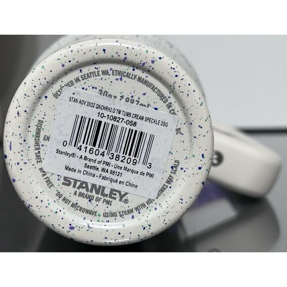 Stanley Quencher H2.0 FlowState Tumbler 30oz, CREAM SPECKLE - Picture 4 of 4